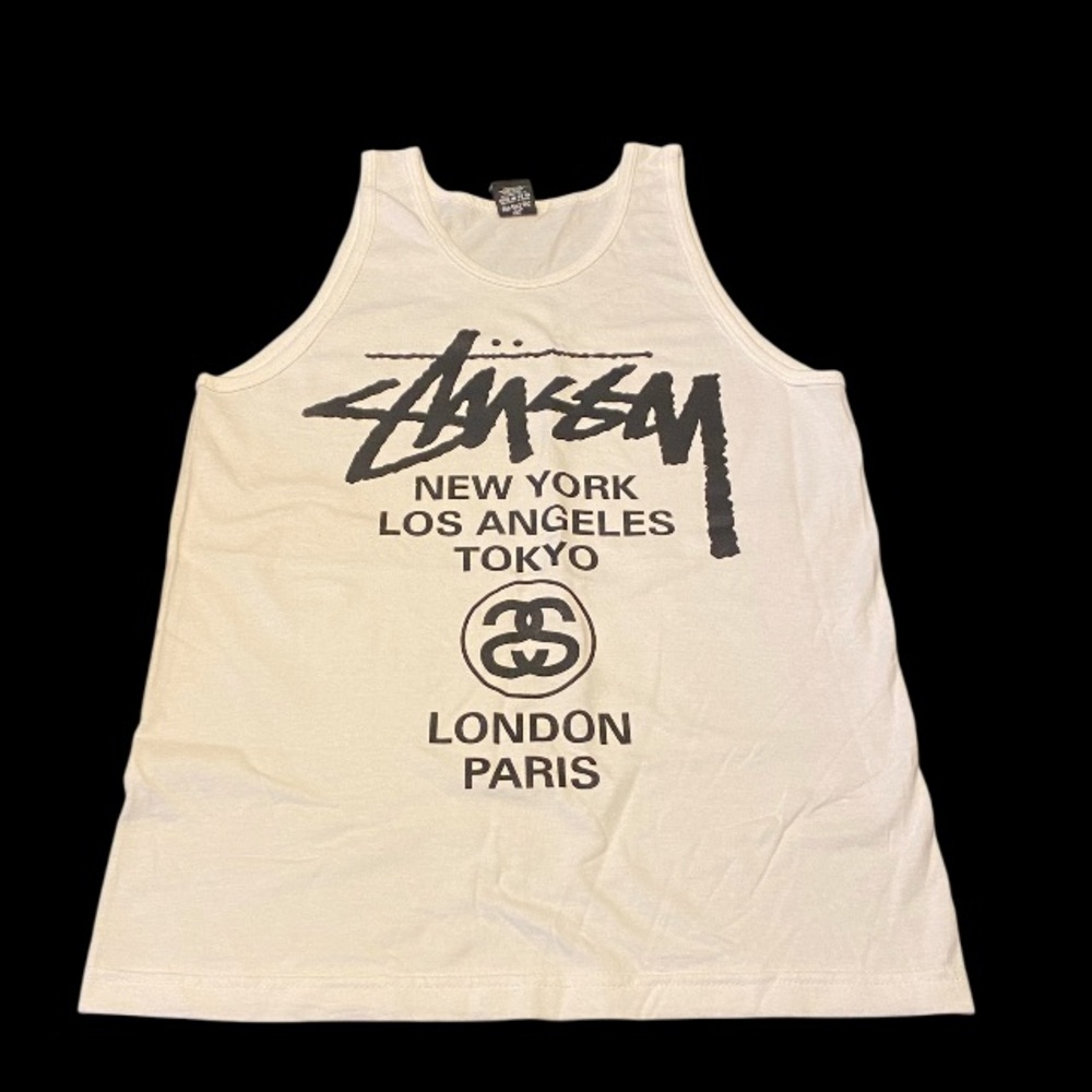 🆕 Stussy World Tour tank top. Stüssy exclusive size Medium M